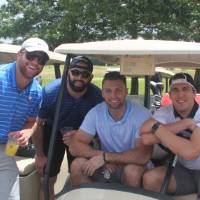 another team in golf carts